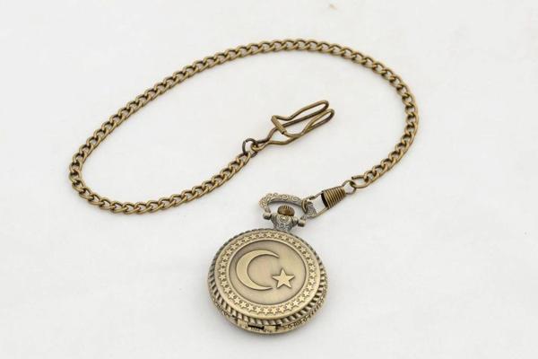 MDB Türk Bayraklı Köstekli Saat - Image 1