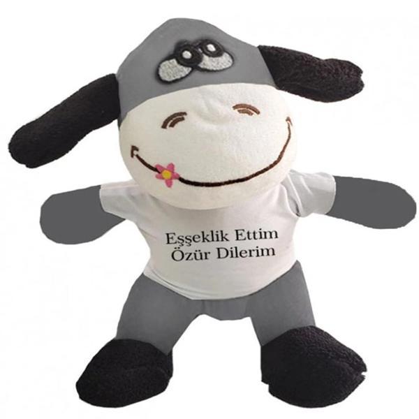 MDB Oyuncak Peluş Eşeklik Ettim Tişörtlü Eşek - Image 1