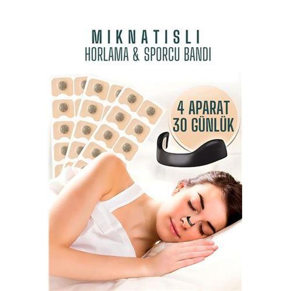 Manyetik Burun Bandı - 30 GÜNLÜK Sporcu Burun Bandı - Horlama Önleyici Azaltıcı - 4 Farklı Boyut - Image 1