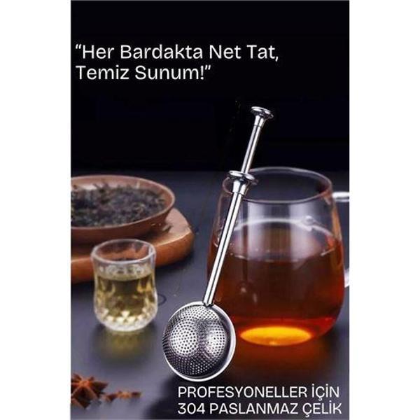 Bitki Çayı Süzgeci –Çay Demleme Aparatı  Profesyonel 304 Paslanmaz Çelik - Image 1