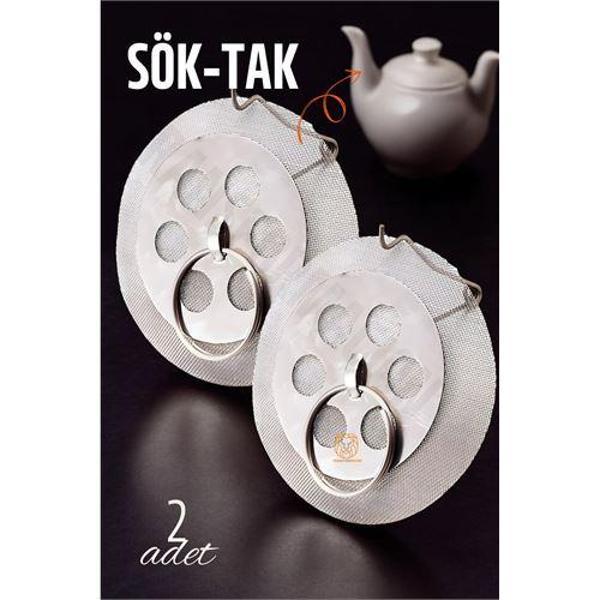 Sök-Tak Demlik İçi Çay Filtresi Çay Süzgeci 2 adet - Image 1