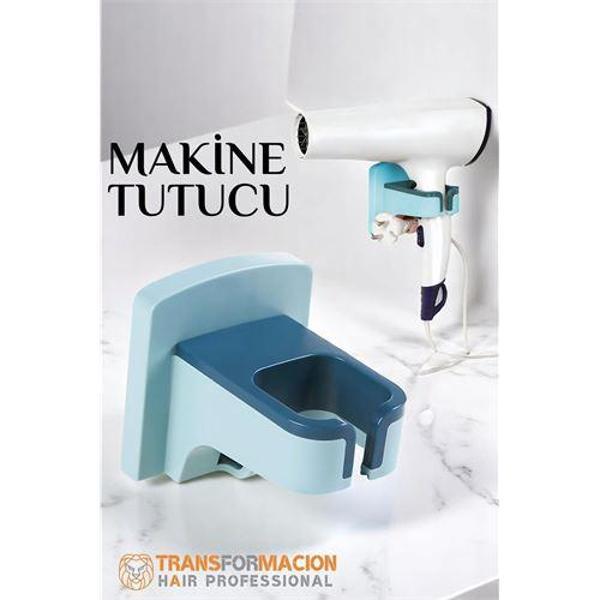 Saç Kurutma Makinesi Tutucu Pratik Yapışma MAVİ - Image 1