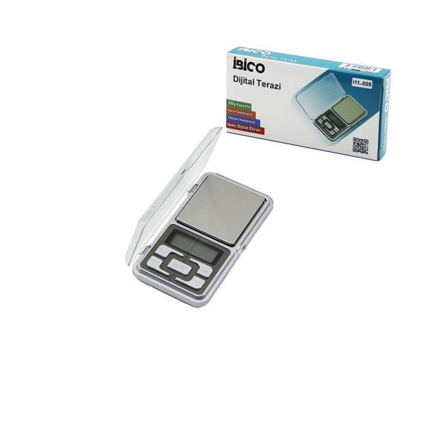 MİNİ=6X12CM HASSAS TARTI - TERAZİ 300GR/0.01GR ŞEFFAF PLS.KAPAKLI - PİLLİ= 2PCS İNCE (2818) - Image 1
