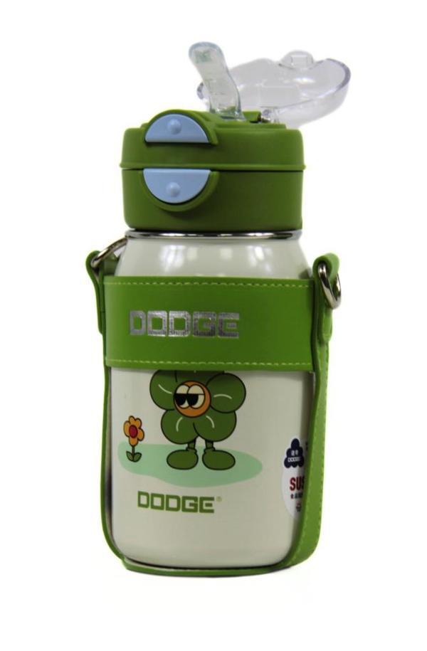 Dodge DB-24502 Çift Kullanım Pipetli/Rahat İçim Yeşil 520ml Çelik Matara - Image 1