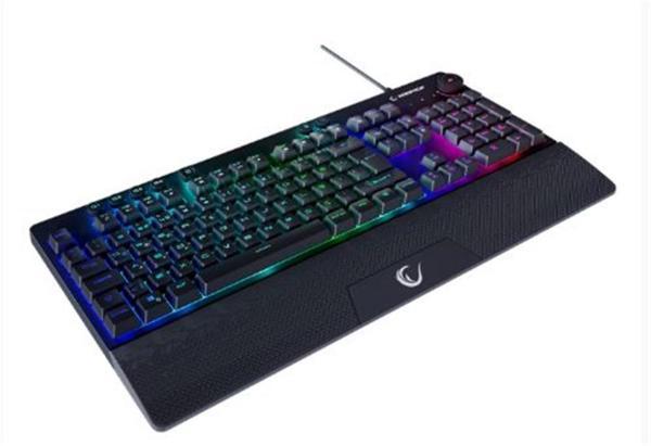 Rampage KB-GX65 SIMULA Siyah USB RGB Aydınlatmalı 4 Makro Tuşlu Bilek Destekli  Oyuncu Klavyesi - Image 1