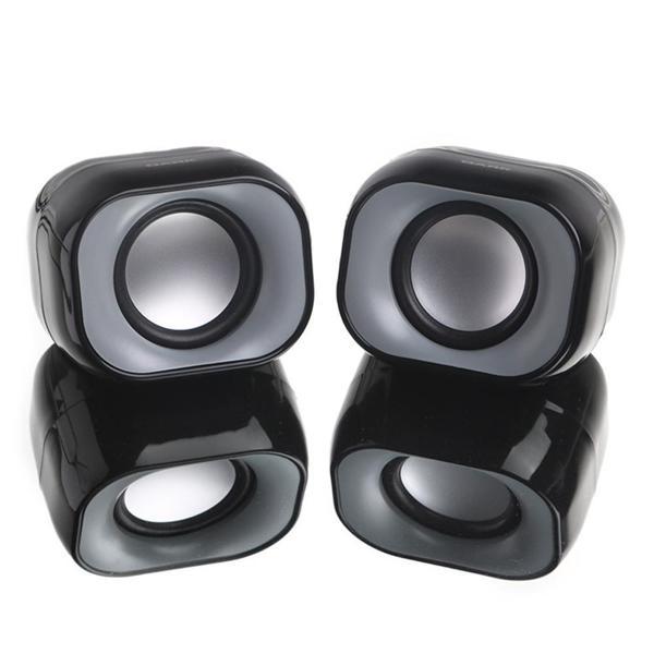 Dark SP2111 1+1 6W RMS Stereo Mini Taşınabilir Multimedya Siyah Hoparlör - Image 1