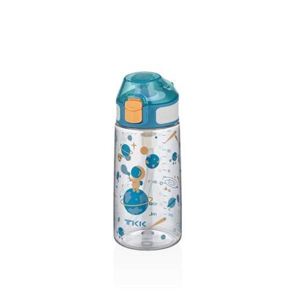 Vagonlife Tkk T3002 500ml Pipetli Mavi Astronot Desenli Tritan Matara - Image 1