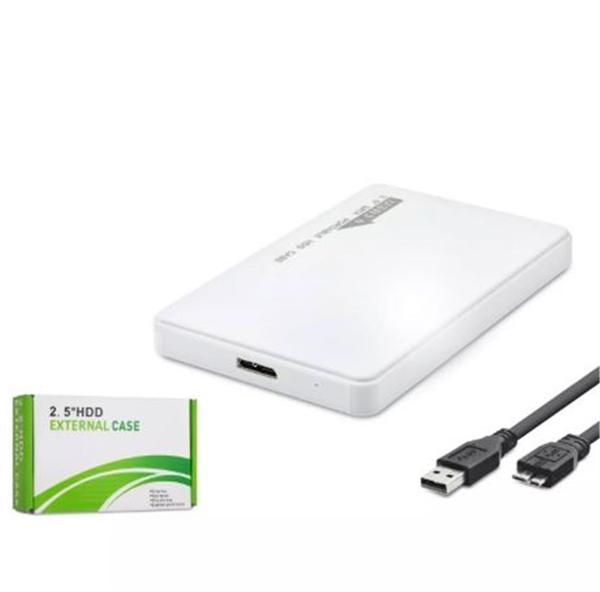 Hadron Hdx1752 Hdd Kutu Usb3.0 Plastik Sata 2.5" Beyaz - Image 1