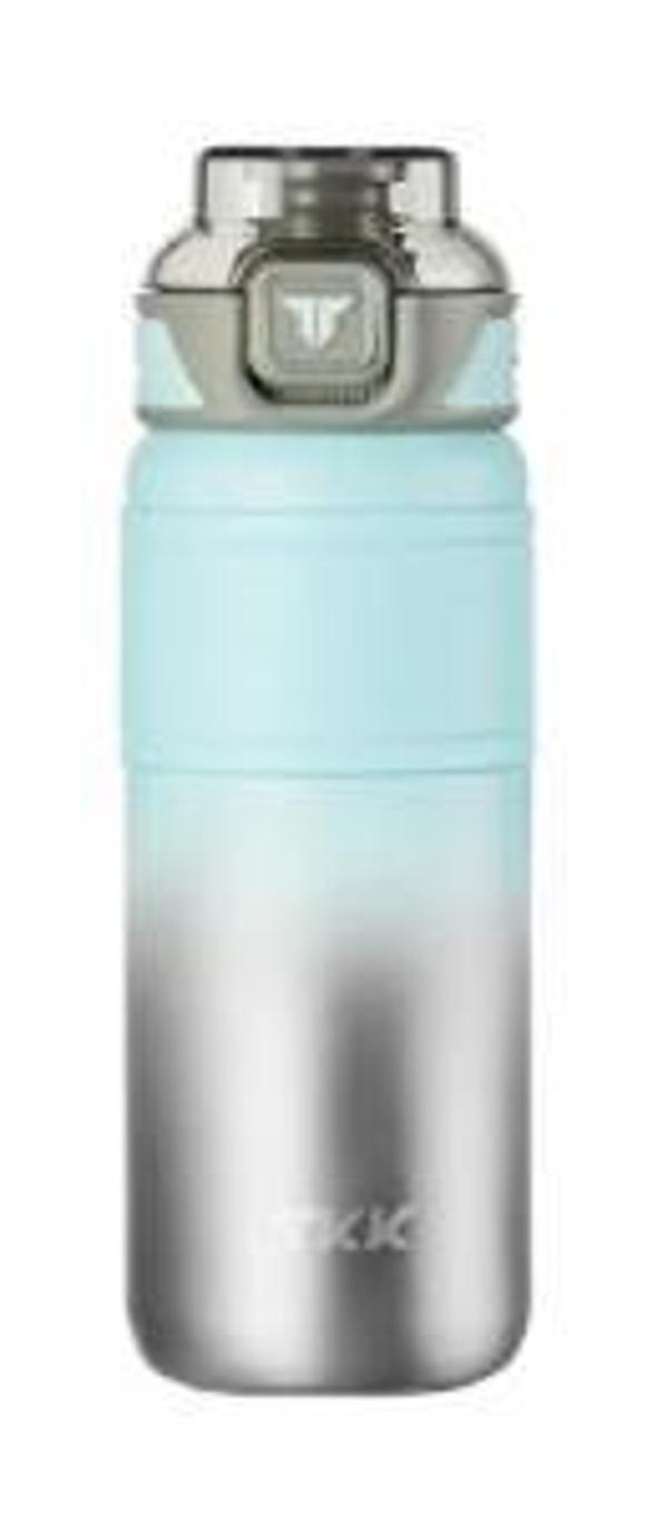 Vagonlife Tkk T2022 500ml Süzgeçli Pipetli Mavi Çelik Matara - Image 1