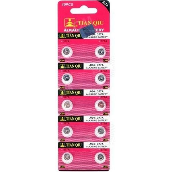 KENPAZAR TIANQIU AG4 LR626/377 Alkalin 10'lu Düğme Pil - Image 1