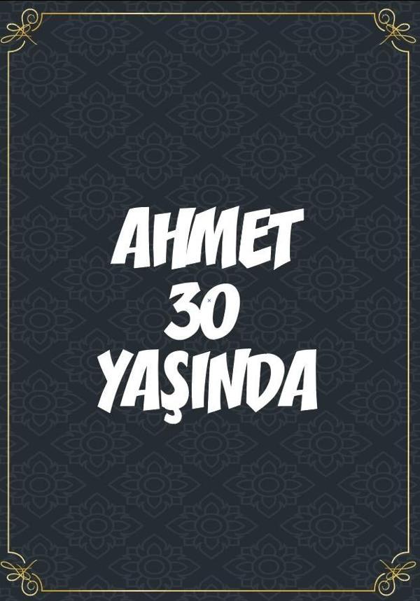 Klasik Temalı 30 Yaş Doğum Günü Afişi -2 35X50 cm - Image 1