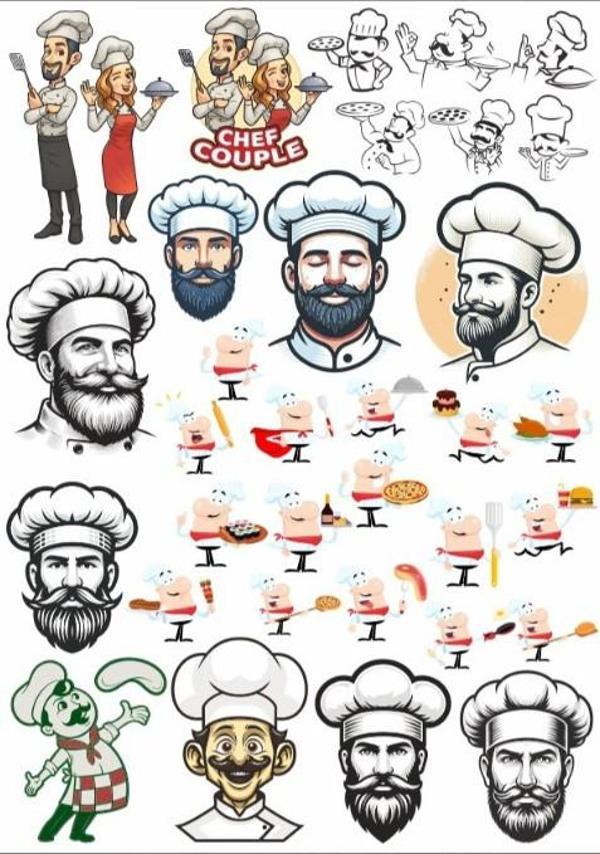 Aşçı Sticker Set - Image 1