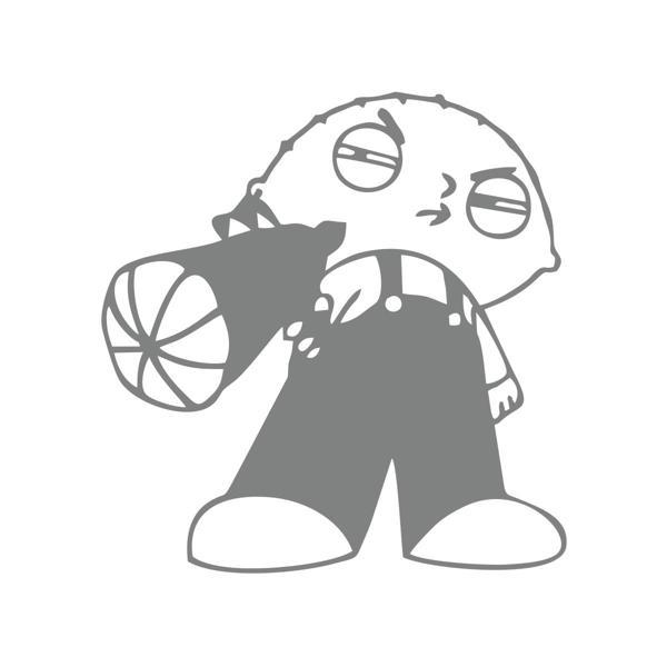 Araba Stickeri 17x17 Cm Gri - Image 1