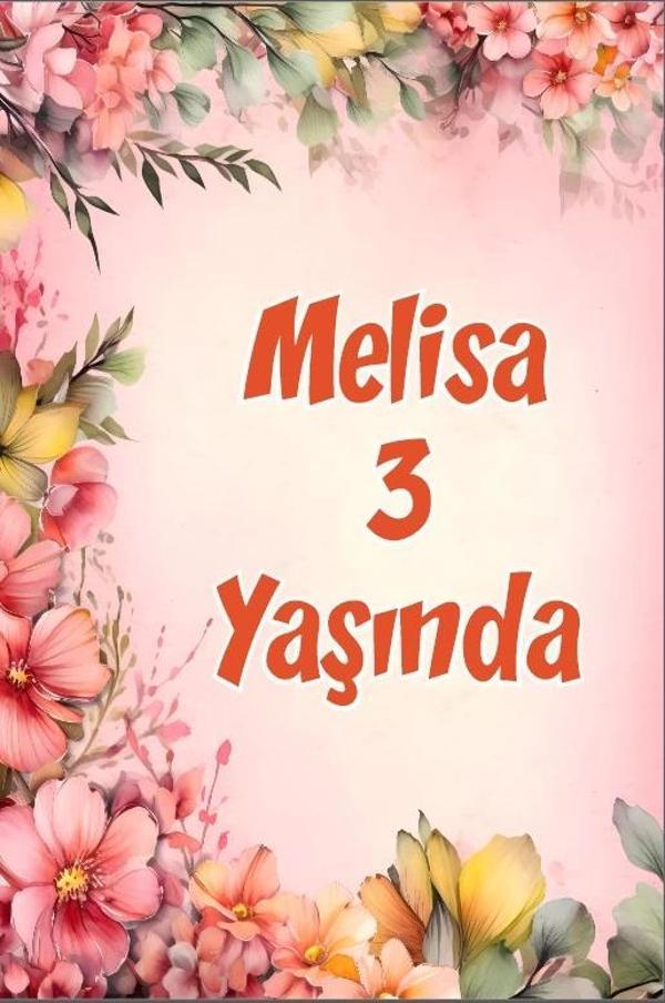 Çiçekler Temalı Doğum Günü Afişi -17 50X70 cm - Image 1