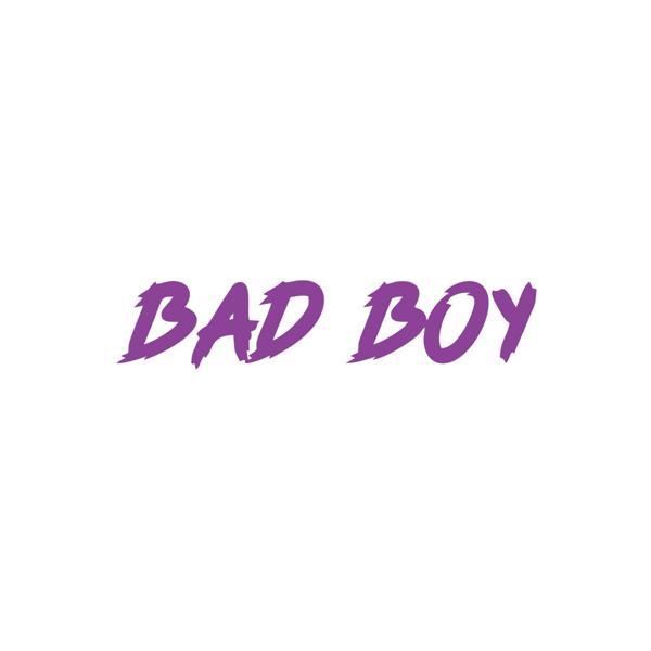 Bad Boy Araba Sticker 17x17 Cm Mor - Image 1