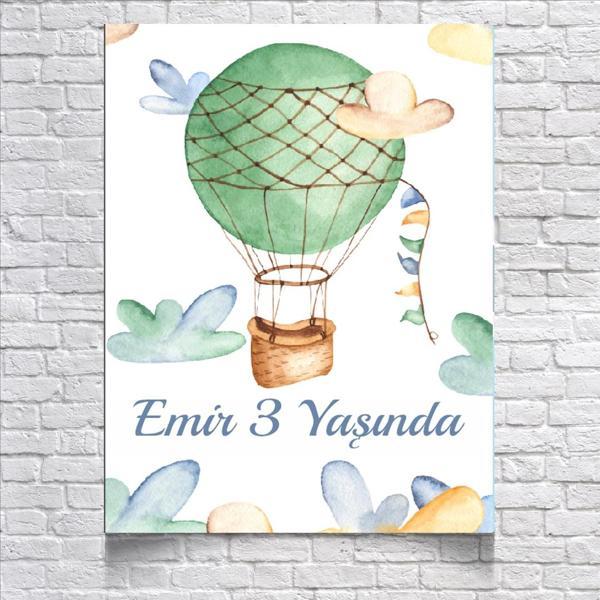 Balon Temalı Doğum Günü Afişi 70X100 cm - Image 1