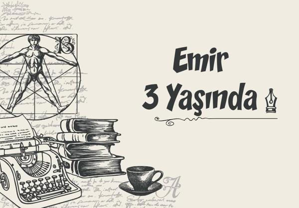 Bilim temalı Doğum günü afişi 70X100 cm - Image 1