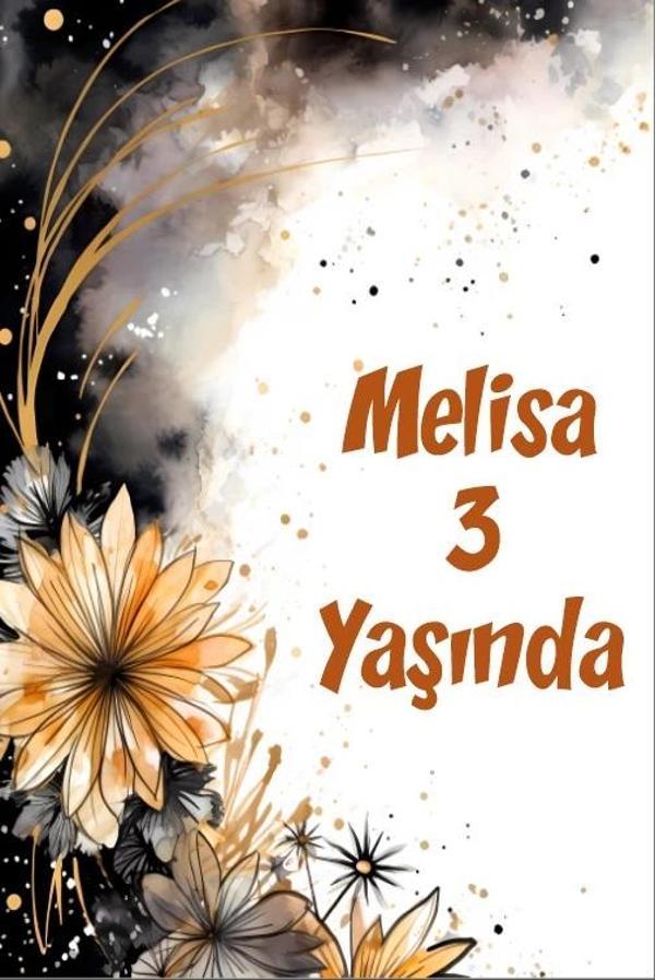 Çiçekler Temalı Doğum Günü Afişi -28 50X70 cm - Image 1