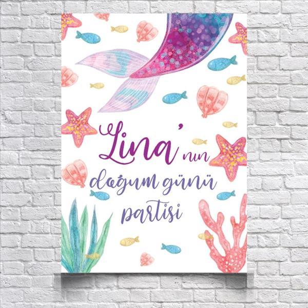 Deniz Temalı Doğum Günü Afişi 100X150 cm - Image 1