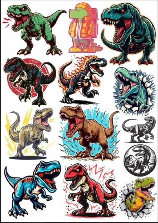 Dinazor Sticker SEt - Image 1