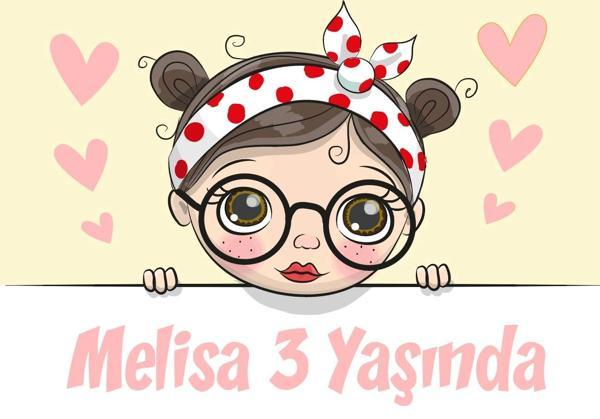 GEnç Kız Temalı Doğum Günü Afişi 100X150 cm - Image 1