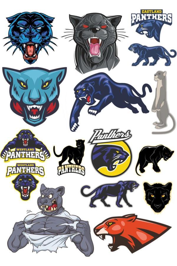 Leopar Sticker Set-2 17 Parça Telefon, Tablet, Defter, Laptop Sticker - Image 1