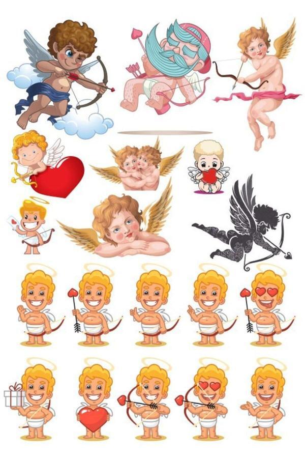 Eros Sticker Set-1 17 Parça Telefon, Tablet, Defter, Laptop Sticker - Image 1