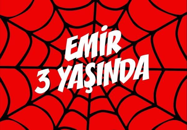 Örümcek Adam Temalı Doğum Günü Afişi 100X150 cm - Image 1