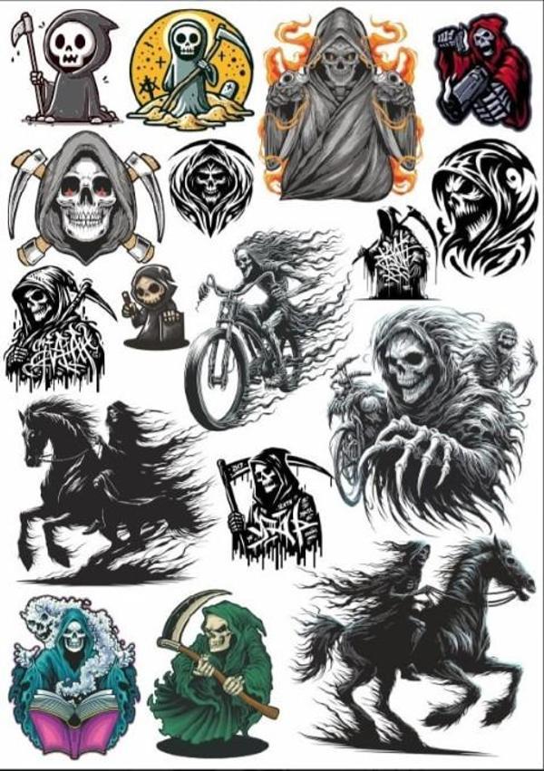 İskelet Sticker Set - Image 1