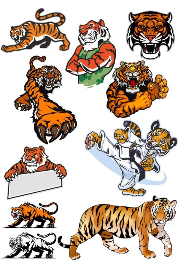 Kaplan Sticker Set -1 9 Parça Telefon, Tablet, Defter, Laptop Sticker - Image 1