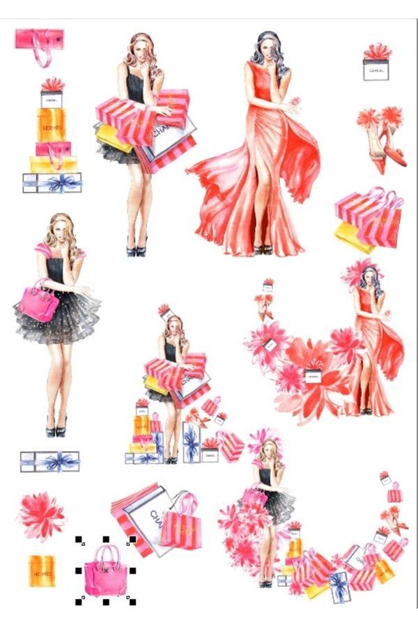 Alışveriş Çılgınlığı Sticker Set - Image 1