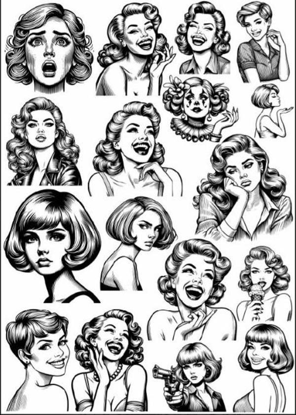 Kız Sticker Set - Image 1