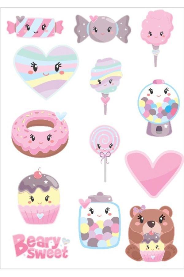 Sevimli Şekerler Sticker Set 2 - Image 1