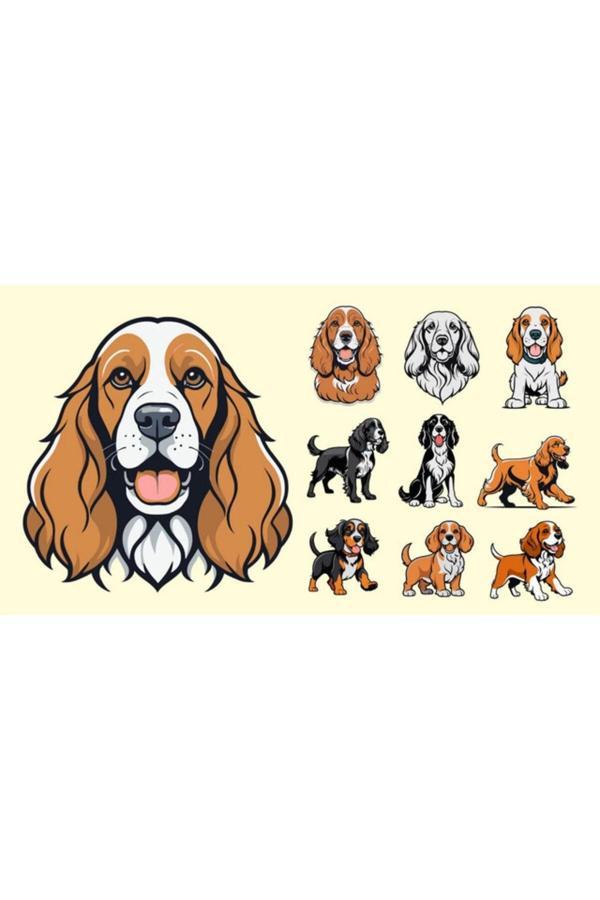 Süslü Köpek Sticker Set - Image 1