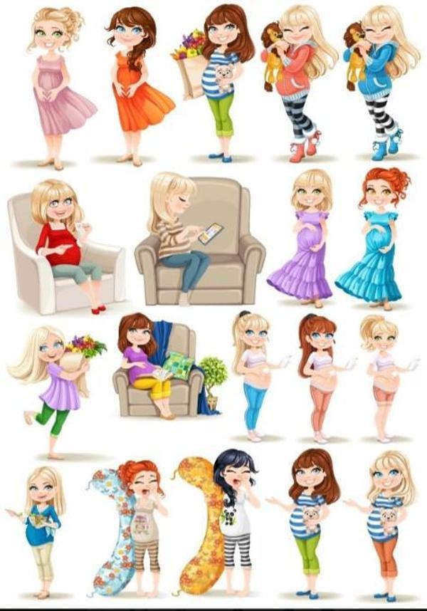 Kız Sticker Set - Image 1