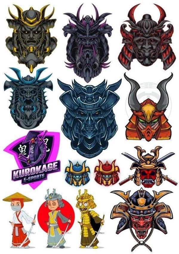 Samui Sticker Set-5 14 Parça Telefon, Tablet, Defter, Laptop Sticker - Image 1