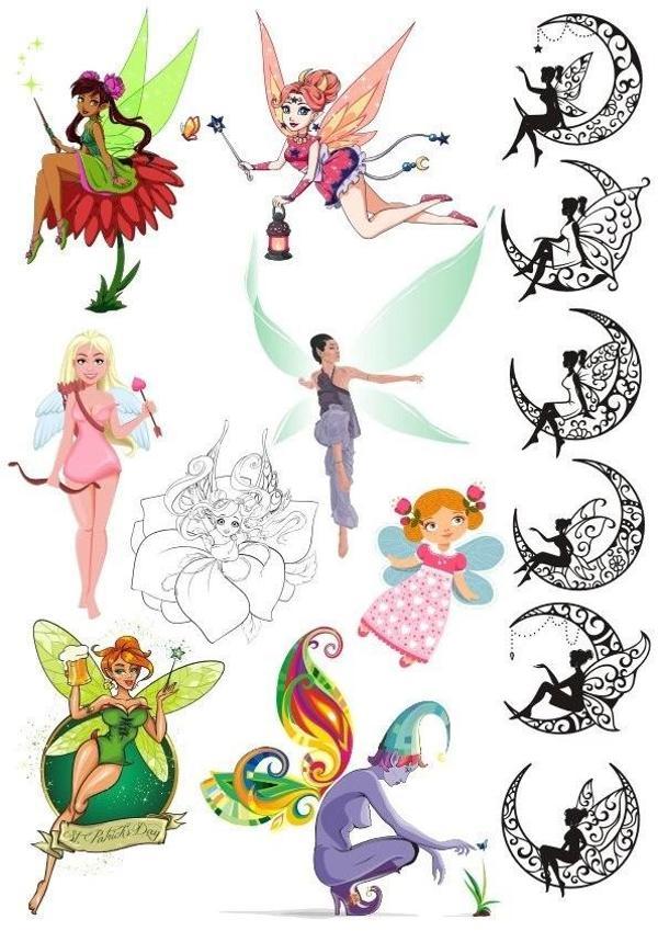 Peri Sticker Set-2 13 Parça Telefon, Tablet, Defter, Laptop Sticker - Image 1