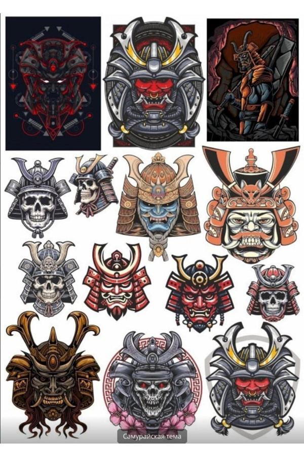 Kuru Kafa Samuray Sticker Set 1 - Image 1