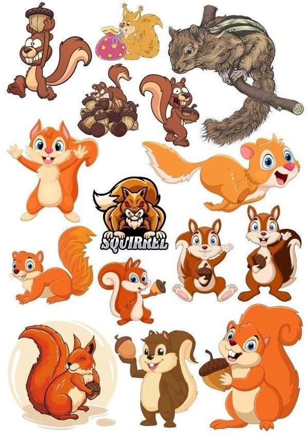 Sincap Sticker Set-1 16 Parça Telefon, Tablet, Defter, Laptop Sticker - Image 1