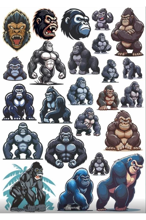 Goril Sticker Set 2 - Image 1