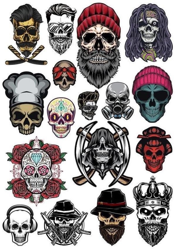 Kuru Kafa İsklet Sticker Set-11 21 Parça Telefon, Tablet, Defter, Laptop Sticker - Image 1