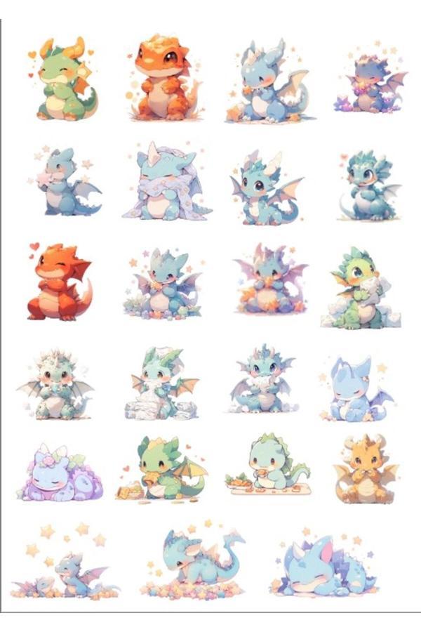 Minik Ejderhalar Sticker Set - Image 1