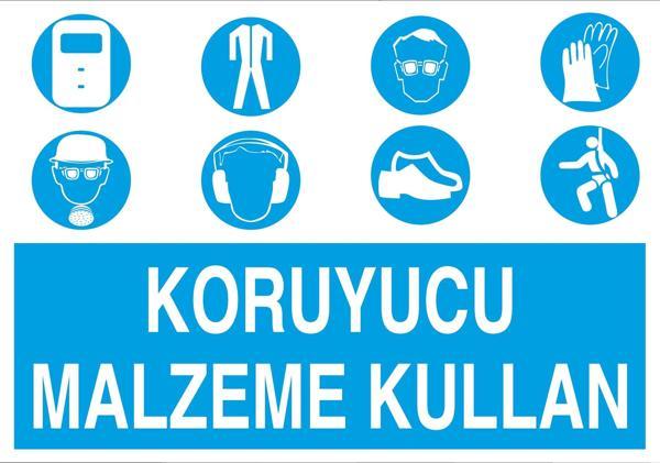 Koruyucu Malzeme Kullan Sticker 20X28 Cm - Image 1