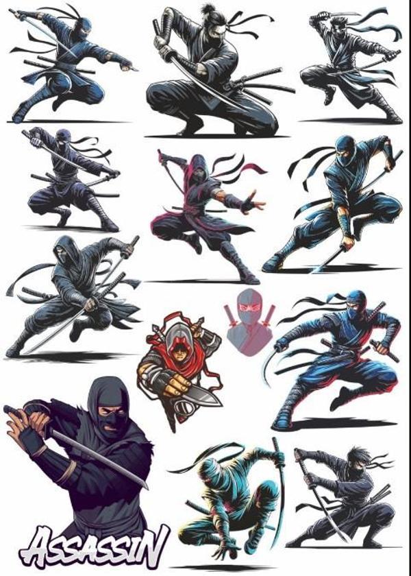 Ninja Sticker Set - Image 1