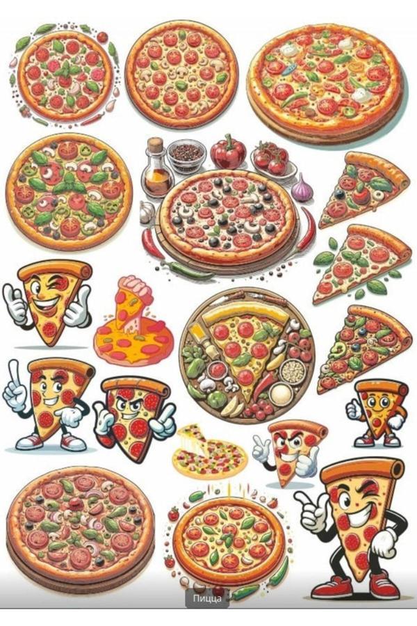 Pizza Sticker Set 2 - Image 1