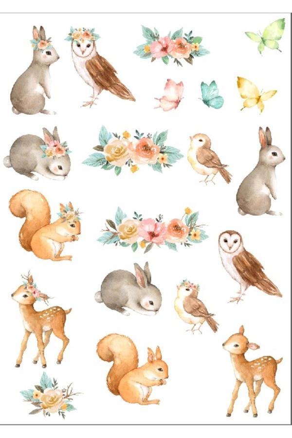 Sevimli Hayvanlar Sticker Set 3 - Image 1