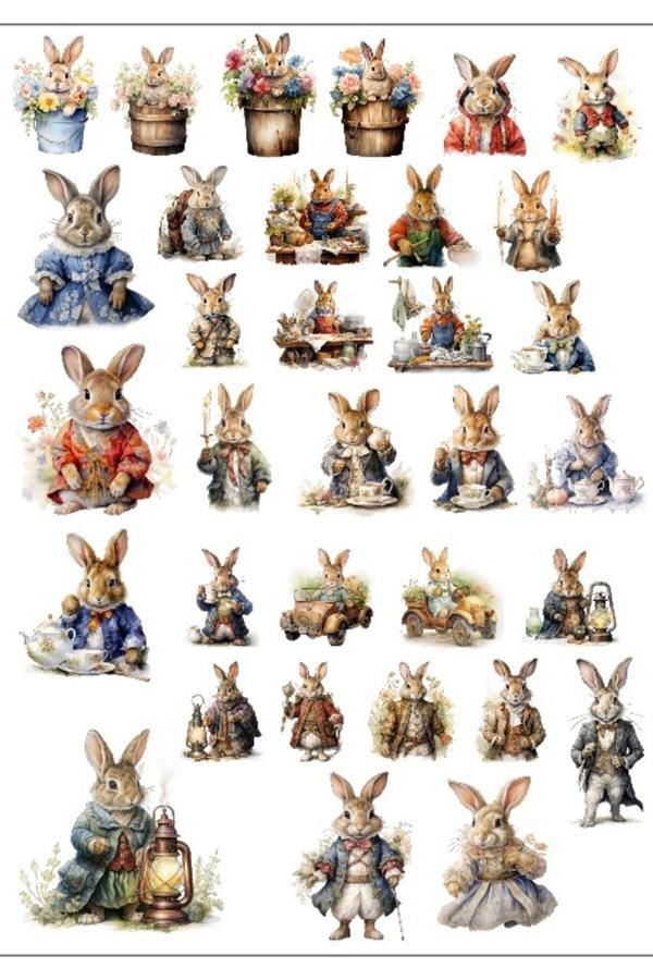 Tavşanlar Sticker Set - Image 1