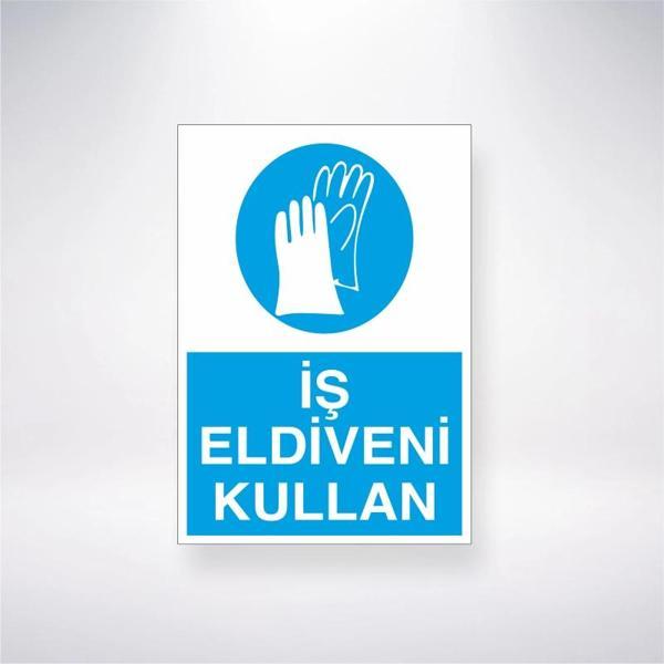 İş Eldiveni Kullan Sticker 20X28 Cm - Image 1