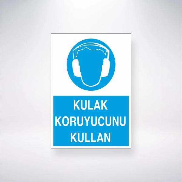 Kulak Koruyucunu Kullan Sticker 20X28 Cm - Image 1
