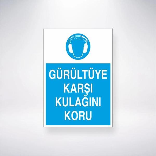 Gürültüye Karşı Kulağını Koru Sticker 20X28 Cm - Image 1
